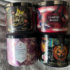 Bath and body works Halloween candle bundle